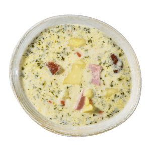 Ciorbă de cartofi cu afumătură